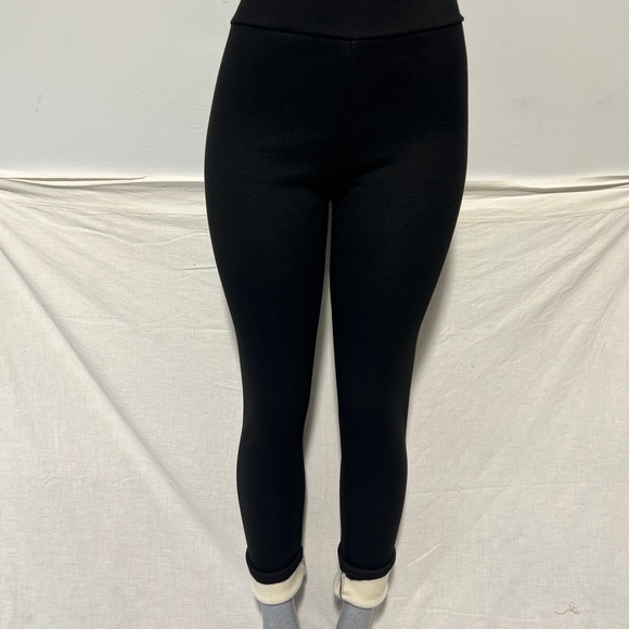 Women's Winter Leggings Thermal Velvet Cotton Slimming Tights with Fleece Pant - Picture 1 of 9